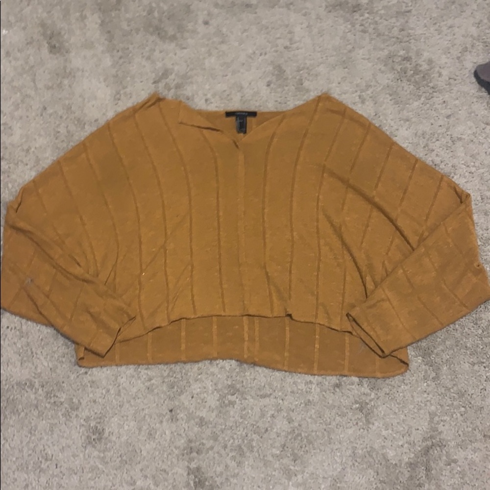 Ling sleeved crop